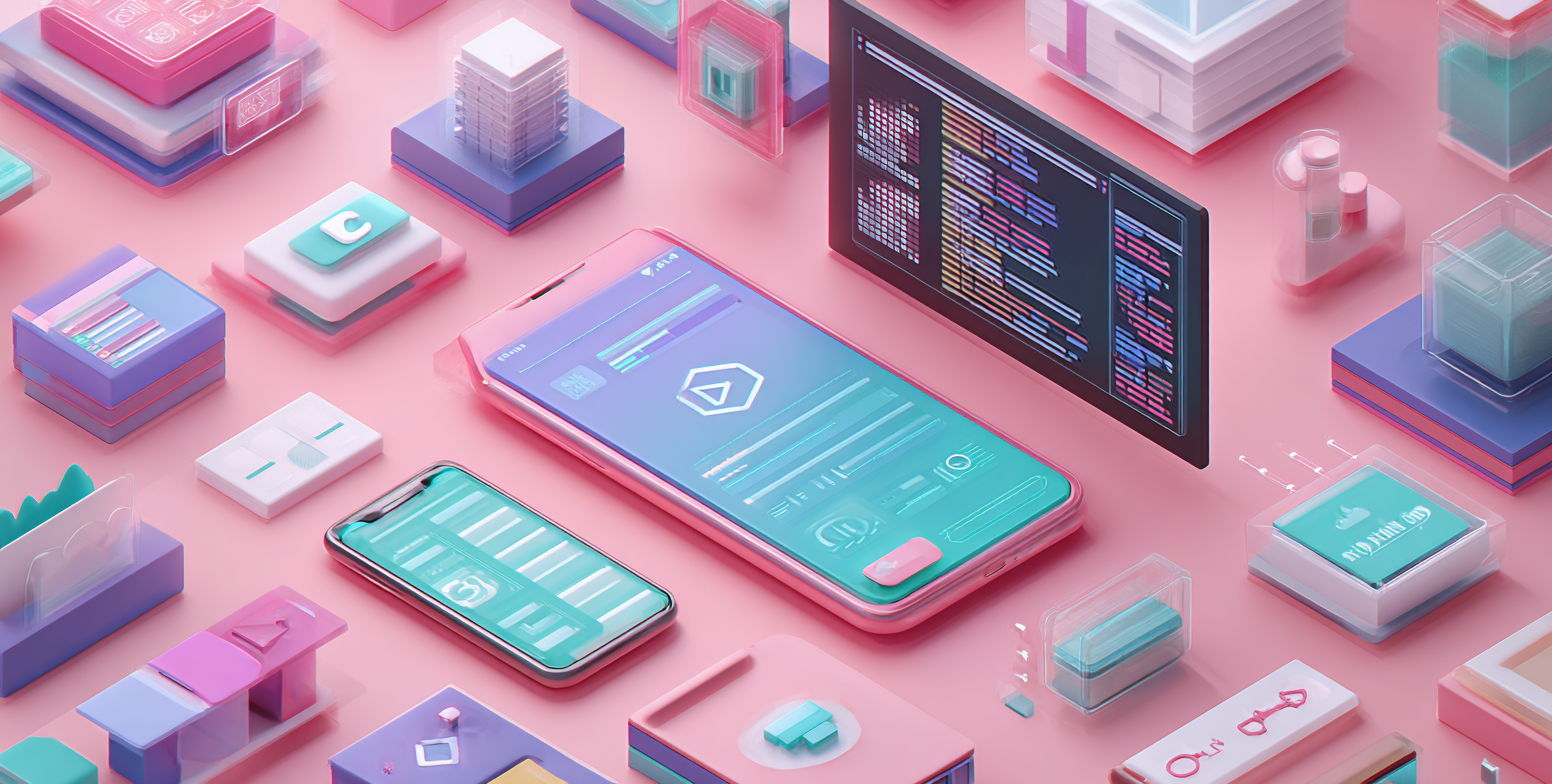 UI kit layout showing typography tokens